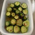 パン子♪'s cooksnap of when they made きゅうりの大量消費！すし酢でピクルスを☆.