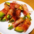 megmegchan's cooksnap of when they made はちみつ中濃ソースでアボカドベーコン巻き.