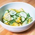 桜月❀咲良mommy's cooksnap of when they made 生が美味しい☆ズッキーニの簡単サラダ.