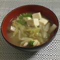 おはなすき's cooksnap of when they made キャベツともやしと豆腐と大根の味噌汁.