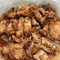 ねぞろ's cooksnap of when they made レンジで簡単♪鶏もも肉のトウチジャン焼き.