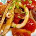★kokomama★'s cooksnap of when they made ✽いかのにんにく炒め♬万能トマトだれ✽.