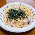 msft5632's cooksnap of when they made 明太子ホワイトソース♡クリームパスタ♡.