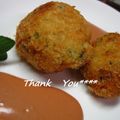 さちかほ's cooksnap of when they made ✿鮭とポテトのちーずｉｎコロッケ✿.