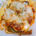 ricomimi's cooksnap of when they made ナスのミートソースチーズ焼き.