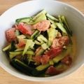 はるとニモdaddy's cooksnap of when they made トマトとキュウリのワインビネガーサラダ☆.