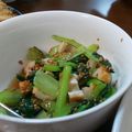 あゆたっくん's cooksnap of when they made 小松菜と竹輪の胡麻和え♡お弁当にも◎.