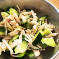 kamesayo's cooksnap of when they made さっぱり！ササミとキュウリの中華和え♪.