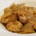 chiro810's cooksnap of when they made 簡単☆大根と鶏肉のバター醤油煮.