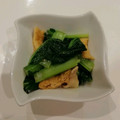 ハニイとムサシ's cooksnap of when they made もう一品 ＊小松菜と豚肉のからしあえ＊.