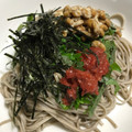 クックJL9TAM☆'s cooksnap of when they made 梅とシソと納豆 de 冷たいお蕎麦.
