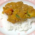 しゅんのま's cooksnap of when they made 夏野菜カレー ズッキーニ.