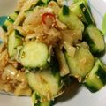 カメリア22's cooksnap of when they made ジャバラ胡瓜とやわらぎメンマ簡単つまみ.