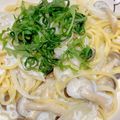 れいんこーと's cooksnap of when they made 釜揚げしらすの豆乳クリームパスタ.