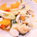 toumi's cooksnap of when they made とにかく簡単、鶏肉と野菜の蒸しポン酢.