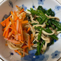 はるはるへ's cooksnap of when they made ほうれん草としめじ、もやしと人参のナムル.