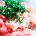 あゆあゆあゆゆ's cooksnap of when they made トマト＆ツナ＆青ジソの冷製パスタ.
