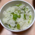 ぐりtoぐら's cooksnap of when they made 簡単そら豆ご飯～ほんのり塩味が美味しい～.