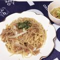NANAりん's cooksnap of when they made ツナとピーマンと玉ねぎのパスタ.
