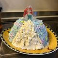 まめおかき's cooksnap of when they made 小さなプリンセスソフィア♡ドールケーキ.