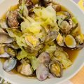 あおしげ's cooksnap of when they made あさりとキャベツの酒蒸し.