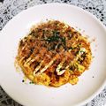 SUNMOONMOM's cooksnap of when they made 糖質オフ★豆腐と卵のお好み焼き風.
