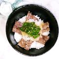 STimeBlues's cooksnap of when they made 牛肉のステーキおろし丼.