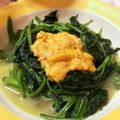 machinachi's cooksnap of when they made ☆広島名物☆うにホーレン♡.
