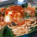 さとみんみん★'s cooksnap of when they made 豆腐とルッコラの辛みそサラダ.