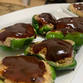 めいく's cooksnap of when they made ピーマンの肉詰め☆簡単とろとろピーマン.