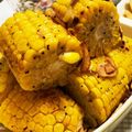 たまにゃんときよみ's cooksnap of when they made アメリカ人直伝！とうもろこしの食べ方★.