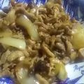 aizu_po's cooksnap of when they made 豚薄切り肉のハニーマスタード炒め.