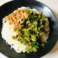 azbjbn's cooksnap of when they made 山形のだしで☆ぶっかけ納豆そうめん.