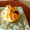ユキポケ's cooksnap of when they made パイシートで＊あんことクリームチーズパイ.