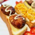 アイリッシュショコラ's cooksnap of when they made 【たこ焼き01】たこ焼きトースト.