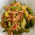 ♡ちーたん♡'s cooksnap of when they made きゅうりとかにカマの炒め物.