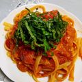 のんちむ。's cooksnap of when they made フィットチーネのトマトクリームパスタ.