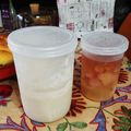 働く闘う☆スーパー母's cooksnap of when they made 桃の皮・種で自家製天然酵母.