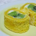 ピンクのたまご's cooksnap of when they made お手軽♪卵焼き器deﾐﾆロールケーキ.