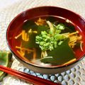 アイリッシュショコラ's cooksnap of when they made えのきのお吸い物.