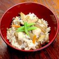 ルぴあ's cooksnap of when they made 炊飯器で簡単★もち麦入り鶏ごぼうご飯.