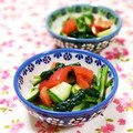 ｍａｒｉ♪'s cooksnap of when they made ほうれん草とトマトのさっぱりサラダ！.