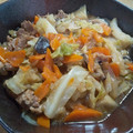 ゴン太とサクラ's cooksnap of when they made 煮込み10分！キャベツと豚こまの中華煮.