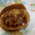 ＃Yuzu＃'s cooksnap of when they made 鶏胸肉でふんわり照り焼きハンバーグ.