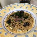 canadawhistler's cooksnap of when they made 行者にんにくのしょうゆ漬でパスタ♪.