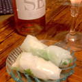 おきょうねえ's cooksnap of when they made ☺簡単♪鶏ささみと三つ葉で細巻生春巻き☺.