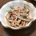 mikutasu's cooksnap of when they made 超簡単☆炒めごぼうのサラダ.