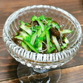 aquyuu's cooksnap of when they made すぐできる！★きゅうりとモズクの酢の物☆.