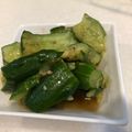 料理ニガテ系女子☆'s cooksnap of when they made 超時短☆２分でウマつまみ‼ごまきゅうり.