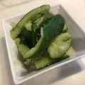 料理ニガテ系女子☆'s cooksnap of when they made 超時短☆２分でウマつまみ‼ごまきゅうり.